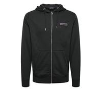 11 Project PRSidney Herren Sweatjacke Kapuzenjacke Hoodie mit Kapuze, Größe:M, Farbe:Black (194007)