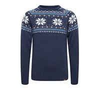 11 Project PRTimbro Herren Strickpullover Grobstrick Pullover aus hochwertiger Woll-Mix-Qualität, Größe:XXL, Farbe:Dress Blues (194024)