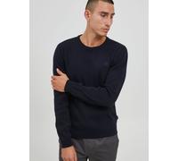 11 Project Rundhalspullover Herren blau, S