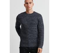 11 Project Rundhalspullover Herren blau, XXL