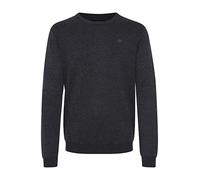 11 Project Sandro Herren Strickpullover Feinstrick Pullover, Größe:3XL, Farbe:Dark Grey Melange (1940071)
