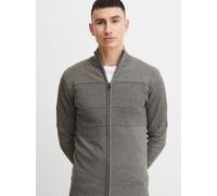 Strickjacke 11 PROJECT "Strickjacke PRYannik", Herren, Gr. L, grau (gray melange), Obermaterial: 80% Baumwolle CO. 20% Nylon NY., Strickjacken Strickjacke (69419216-L) gray melange