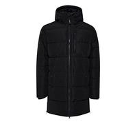 11 Project Tibor Steppjacke Herren Parka Winterjacke Steppparka gefüttert mit hochabschließendem Kragen, Größe:XL, Farbe:Black (194007)