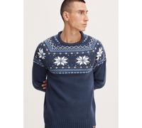 11 Project Weihnachtspullover Herren blau, XXL