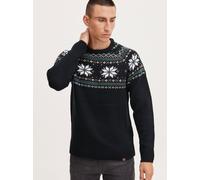 11 Project Weihnachtspullover Herren schwarz, XXL