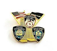 11. September 2001 World Trade Center USA Trauer Flaggen Pin Anstecker 0422