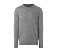 Strickpullover MAERZ MUENCHEN "Maerz Muenchen 401800 Strickpullover Herren Bekleidung", Herren, Gr. 48, grau, 100% Wolle, Rundhals, Pullover Strickpullover (16297520-48) grau
