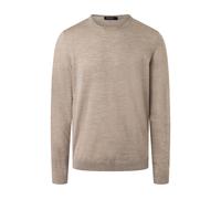 Strickpullover MAERZ MUENCHEN "Maerz Muenchen 401800 Strickpullover Herren Bekleidung", Herren, Gr. 50, beige, 100% Wolle, Rundhals, Pullover Strickpullover (56966921-50) beige