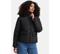 Winterjacke MARIKOO "Morinaa", Damen, Gr. L, schwarz, Obermaterial: 100% Polyester. Innenseite: 100% Polyester. Futter: 100% Polyester. Wattierung: 100% Polyester, Jacken Winterjacke, mit großer Kapuz