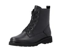 Schnürboots REMONTE, Damen, Gr. 37, schwarz, Leder, Basic, Schuhe Schnürboots, Schnürstiefelette, Profilsohle, Blockabsatz (39002962-37) schwarz