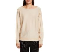 ESPRIT Pullover mit Fledermausärmeln und Glitzereffekt, Lenzing Ecovero GOLD S