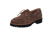 Mokassin PAUL GREEN "Paul Green Halbschuhe Veloursleder", Damen, Gr. 38, erde, Veloursleder, casual, Schuhe (28555436-38) erde