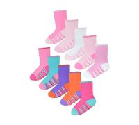 (12-24 Monate, Stil 2) Sock Snob - 10er Pack Baby Socken Antirutsch für Mädchen | Baumwolle Socken mit ABS Noppen