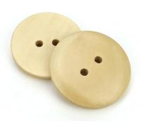 12 edle Holzknöpfe 21mm rund natur 2-Loch Knopf Knöpfe Holzknopf zum annähen basteln nähen scrapbooking Jackenknöpfe Bastelknöpfe Zweiochknöpfe hell