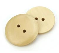 Handarbeit - Lieblingsladen 12 edle Holzknöpfe 25mm rund Natur 2-Loch Knopf Knöpfe Holzknopf zum annähen basteln nähen Scrapbooking Jackenknöpfe Bastelknöpfe Zweiochknöpfe hell