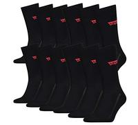 Levi's Socken Regular Cut Batwing Logo – Unisex, Jet Black, Gr. 39–42
