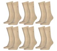 12 Paar Tommy Hilfiger Herren Socken Strümpfe Classic 43-46 TH Beige