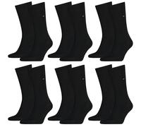 12 Paar Tommy Hilfiger Herren Socken Strümpfe Classic 47-49 TH Schwarz