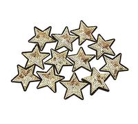 12 Stück Aufnäher bestickte patches Pailletten Star Patch Sticker Applikation Hut Jeans Nähen DIY Dekoration