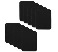 12 Stück Iron On Repair Patches,Reparaturflicken zum Aufbügeln,Baumwoll-Reparaturflicken für Kleidung,Schwarz Reparatur Patches for Clothing,Bügelflicken Schwarz,Bügel Flicken,für Jeans, T-Shirt
