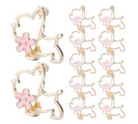 12 Stück Kirschblüten Hund Brosche Pin aus Legierung | Rucksäcke und Hüte, Künstlerisch Kreatives Motiv, Alltagstauglich und Lässig