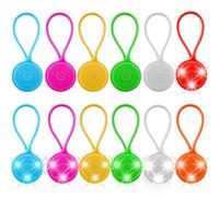 12 Stück LED Blinklicht Schulranzen, Molbory LED Reflektoren Kinder Sicherheitslicht Reflektoren Schulranzen Wasserdichte Sicherheit Licht Reflektor Anhänger für Rucksack Joggen Wandern Laufen