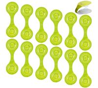 12 Stück Magnetische Reflektoren, 5 x 15cm Kinder Reflektoren, Reflektierende Ansteckmagnete für maximale Sichtbarkeit, Sicherheits Reflektor für Rucksack, Schulranzen, Kleidung, Jacke, Kinderwagen