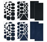 12 Stück Nylon-Reparaturflicken, Selbstklebende Flicken, Kleidungsreparatur, Nahtlose Reparaturflicken, Stoffreparatur, Selbstklebende Flicken Für Kleidung, Nähzubehör