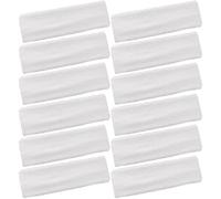 12 Stück Schweißbänder, Baumwolle, Sport, weißes Stirnband, feuchtigkeitsableitend, sportliche Schweißbänder für Damen und Herren, Handtuch, Basketball-Stirnband für Tennis, Fußball, Fitnessstudio.