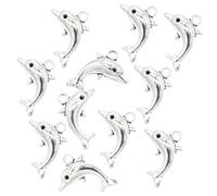 12 STÜCKE 15x17 MM Vintage Vergoldet Legierung Delphin Charms Anhänger für DIY Schmuck Zubehör Langlebig und modisch