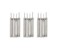 12-Teiliges Uhrenreparaturwerkzeug Stifttreiber 0,7 mm / 0,8 mm / 0,9 mm / 1,0 mm Uhrmacherband, Armband, Stahlstanzer, Gliederstiftentferner
