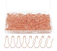 120 Stück 22x10mm Sicherheitsnadeln, Wächter Geformt Sicherheitsnadeln aus Metall Sicherheitsnadeln Klein Kürbisnadeln für Kleidung Basteln Quilten Nähen Charms Knöpfe (Roségold)