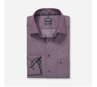 Businesshemd OLYMP "OLYMP Luxor, modern fit, Businesshemd, New Kent", Jungen, Gr. 41, Normaler Arm, aubergine, 100% Baumwolle, Hemden (69677149-41) aubergine