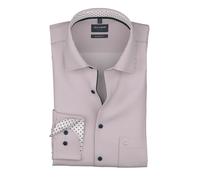 OLYMP Hemd Luxor Modern Fit gestreift mauve Gr. 43