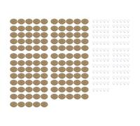 125 Sets Edelstahl-Hosenknöpfe, bronzefarben, 17 mm, Blumenmuster, Fadenknöpfe mit 2,5 x 8 mm Spitzschrauben für die Reparatur von Jeans, Hosen und Kleidung