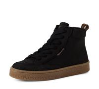 Tamaris Damen Schnürstiefeletten – Rauleder, Schwarz – Gr. 37