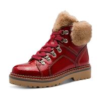 Tamaris Damen Warmlining Synthetik | 1-26264-43 - Reißverschluss & Schnürung, herausnehmbares Fußbett, flache Sohle