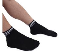 12er Pack DOCKS SneakerSocken Baumwolle Atmungsaktive Damen&Herren schwarz 39-42