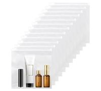 12er Pack Flüssigkeitsbeutel, Handgepäck, Kulturbeutel, Transparent, 20 x 20 cm, Hermetische Flugzeugbeutel, Flüssigkeiten, Zugelassene Airline Wiederverwendbare Kosmetiktasche, Reisen, Transparent