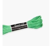 12er-Pack Premium Stickgarn Luca-S, 100% Giza Baumwolle, Oeko TEX zertifiziertes gezwirntes Garn - 241 / DMC 912 / Anchor 209-205