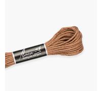 12er-Pack Premium Stickgarn Luca-S, 100% Giza Baumwolle, Oeko TEX zertifiziertes verdrilltes Garn - 422 / DMC 3772 / Anchor 1007