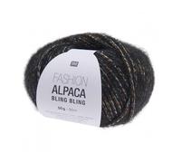 Rico Design Fashion Alpaca BLING BLING Schwarz