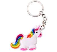 12x Schlüsselanhänger Einhorn | Regenbogen | Rainbow Unicorn | Schlüssel Anhänger | Mitgebsel | Gastgeschenk | Kindergeburtstag
