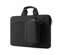 Inateck 13 Zoll Laptoptasche Hülle Tasche Notebook Sleeve Schutzhülle Case spritzwassergeschützte Schutztasche Aktentasche mit Zubehörtasche, Schwarz