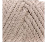 130g / 25 m creative cotton Cord - Makramee-Garn von Rico Design - Farbe 012 hellbraun
