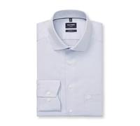 OLYMP Herren Oberhemd Langarm Luxor,Faux Uni,470 Modern Fit 26,19 Global Kent,Silbergrau 63,41