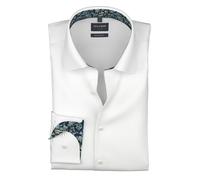 OLYMP Herren Oberhemd Langarm 136814,Einfarbig,470 Modern Fit 26,New Kent,Weiss 00,41