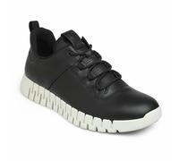 Sneaker ECCO "GRUUV M", Herren, Gr. 42, schwarz, Glattleder, Schuhe Sneaker, Freizeitschuh, Halbschuh, mit herausnehmbarer Dual-Fit-Innensohle (94279810-42)