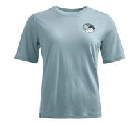 140 Cool Round Landscape T-Shirt Damen-Glacier Grey-M
