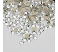 1440 Stücke runde Kristallglas Strass auf Goldbasis, zum Selbermachen von Kleidung & Accessoires